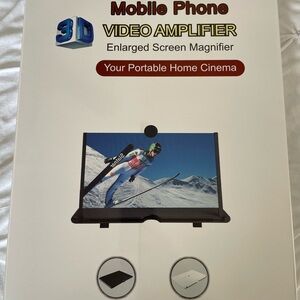 3D Mobile Phone Video Amplifier - Black